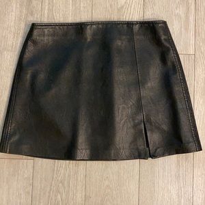 faux leather skirt - size 29